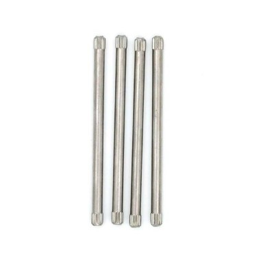 不銹鋼定位銷鐵銷子兩頭滾花銷軸實心園柱銷釘鐵鍍鋅直紋滾花銷釘